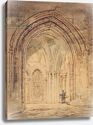Постер Гиртин Томас St. Alban's Cathedral, Hertfordshire, c.1797 Постер Гиртин Томас St. Alban's Cathedral, Hertfordshire, c.1797