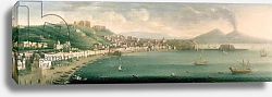 Постер Баттлер Гаспар View of Naples from the west, 1730 Постер Баттлер Гаспар View of Naples from the west, 1730