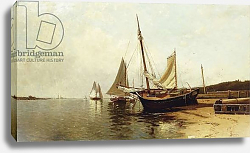 Постер Бричер Альфред Calm Morning, Portland Harbor, Постер Бричер Альфред Calm Morning, Portland Harbor,
