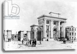 Постер Берн Джон Кук Entrance to Birmingham Station, 1838 Постер Берн Джон Кук Entrance to Birmingham Station, 1838