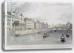 Постер Школа: Ирландская 19в. Cloth Mart, Home's Hotel and Queen's Bridge, Usher's Quay, Dublin Постер Школа: Ирландская 19в. Cloth Mart, Home's Hotel and Queen's Bridge, Usher's Quay, Dublin