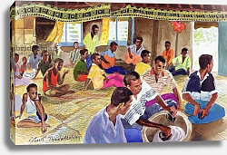 Постер Тиндалл Роберт (совр) Kava Drinking Ceremony, Fiji, 1999 Постер Тиндалл Роберт (совр) Kava Drinking Ceremony, Fiji, 1999