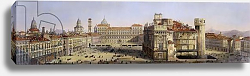 Постер Боссоли Карло Piazza Castello, Turin, engraved by F. Citterio Постер Боссоли Карло Piazza Castello, Turin, engraved by F. Citterio