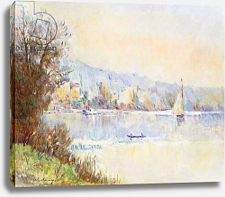 Постер Лебур Альбер Boats on the Seine; Bateaux sur la Seine, Постер Лебур Альбер Boats on the Seine; Bateaux sur la Seine,