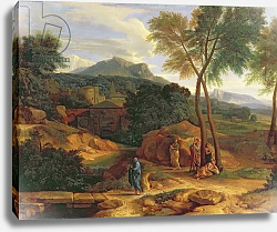 Постер Милле, Жан-Франсуа Landscape with Conopion Carrying the Ashes of Phocion Постер Милле, Жан-Франсуа Landscape with Conopion Carrying the Ashes of Phocion