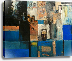 Постер Макби Ричард (совр) Judah and B'nai Israel Enter the Sea, 1999 Постер Макби Ричард (совр) Judah and B'nai Israel Enter the Sea, 1999
