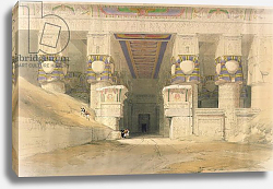 Постер Робертс Давид Facade of the Temple of Hathor, Dendarah, from 'Egypt and Nubia' Постер Робертс Давид Facade of the Temple of Hathor, Dendarah, from 'Egypt and Nubia'