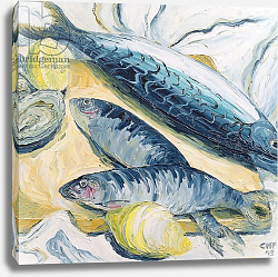 Постер Хаббард-Форд Кэролин Mackerel with Oysters and Lemons, 1993 Постер Хаббард-Форд Кэролин Mackerel with Oysters and Lemons, 1993