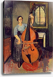 Постер Валадон Мэри Woman with a Double Bass, 1908 Постер Валадон Мэри Woman with a Double Bass, 1908