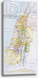 Постер Школа: Английская 19в. Ancient Palestine, from 'The Citizen's Atlas of the World', published in London, c.1899 Постер Школа: Английская 19в. Ancient Palestine, from 'The Citizen's Atlas of the World', published in London, c.1899