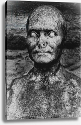 Постер Мардсен Симон (чбф) Stone figure of a bald man, French Постер Мардсен Симон (чбф) Stone figure of a bald man, French