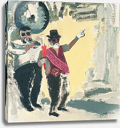 Постер Миши Давид (совр) Leading the Criterion Jazz Band with Big Al Постер Миши Давид (совр) Leading the Criterion Jazz Band with Big Al
