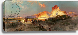 Постер Моран Томас Green River Cliffs, Wyoming, 1881 Постер Моран Томас Green River Cliffs, Wyoming, 1881