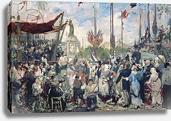 Постер Ролл Альфред Study for 'Le 14 Juillet 1880', 1880-84 Постер Ролл Альфред Study for 'Le 14 Juillet 1880', 1880-84