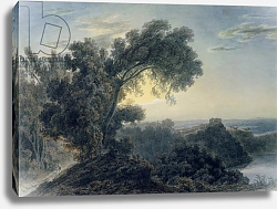 Постер Козенс Джон (акв) The Lake of Albano and Castle Gandolfo Постер Козенс Джон (акв) The Lake of Albano and Castle Gandolfo