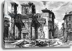 Постер Пиранези Джованни View of the Remains of the Forum of Nerva, from the 'Views of Rome' series, 1758 Постер Пиранези Джованни View of the Remains of the Forum of Nerva, from the 'Views of Rome' series, 1758