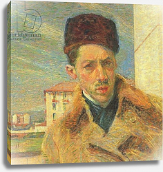 Постер Бочиони Умберто Self Portrait, 1908 2 Постер Бочиони Умберто Self Portrait, 1908 2