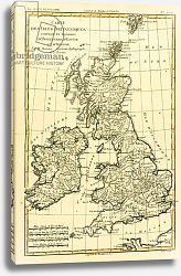 Постер Бонне Чарльз (карты) The British Isles, Including the Kingdoms of England, Scotland and Ireland, 1780 Постер Бонне Чарльз (карты) The British Isles, Including the Kingdoms of England, Scotland and Ireland, 1780