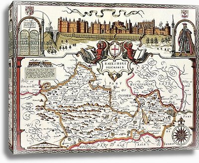 Джона спида 1627 года карта