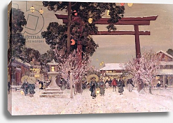 Постер Ист Альфред Сэр View of a Shinto Shrine, c.1889 Постер Ист Альфред Сэр View of a Shinto Shrine, c.1889
