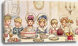 Постер Гриневей Кейт Supper, from 'Christmas in Little Peopleton Manor' in Illustrated London News, Christmas, 1879 Постер Гриневей Кейт Supper, from 'Christmas in Little Peopleton Manor' in Illustrated London News, Christmas, 1879