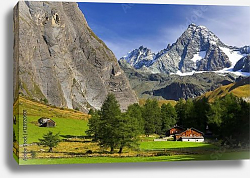 Постер Австрия. South side of Mount Grossglockner Peak Постер Австрия. South side of Mount Grossglockner Peak