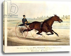 Постер Курье Н. The King of the Turf, 'St. Julien', driven by Orrin A. Hickok, 1880 Постер Курье Н. The King of the Turf, 'St. Julien', driven by Orrin A. Hickok, 1880