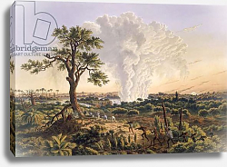 Постер Бэйнс Томас The Falls by Sunrise with the spray cloud rising 1,200 feet, 1865 Постер Бэйнс Томас The Falls by Sunrise with the spray cloud rising 1,200 feet, 1865