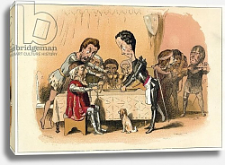Постер Дойл Ричард The Black Prince waiting on his prisoner King John Постер Дойл Ричард The Black Prince waiting on his prisoner King John