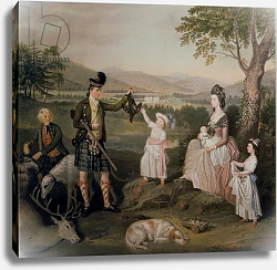 Постер Аллан Давид John, the 4th Duke of Atholl and his family, 1780 Постер Аллан Давид John, the 4th Duke of Atholl and his family, 1780