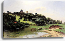 Постер Каменев Лев Саввино-Сторожевский монастырь под Звенигородом. 1860-е Постер Каменев Лев Саввино-Сторожевский монастырь под Звенигородом. 1860-е