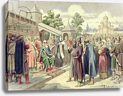 Постер Кившенко Алексей Reading of the Code in the Presence of Grand Duke Jaroslav of Novgorod, 1880 Постер Кившенко Алексей Reading of the Code in the Presence of Grand Duke Jaroslav of Novgorod, 1880