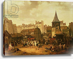 Постер Дебюкур Филибер Rejoicing at Les Halles to Celebrate the Birth of Dauphin Louis of France 21st January 1781, 1783 Постер Дебюкур Филибер Rejoicing at Les Halles to Celebrate the Birth of Dauphin Louis of France 21st January 1781, 1783