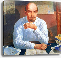 Постер Петров-Водкин Кузьма Portrait of Vladimir Ilyich Lenin, 1934 Постер Петров-Водкин Кузьма Portrait of Vladimir Ilyich Lenin, 1934
