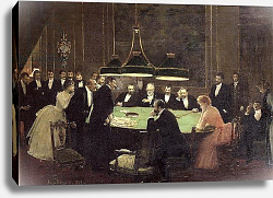 Постер Бакст Леон The Gaming Room at the Casino, 1889 Постер Бакст Леон The Gaming Room at the Casino, 1889