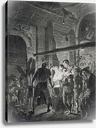 Постер Райт Джозеф The Blacksmith's Shop, engraved by Richard Earlom, 1771 Постер Райт Джозеф The Blacksmith's Shop, engraved by Richard Earlom, 1771
