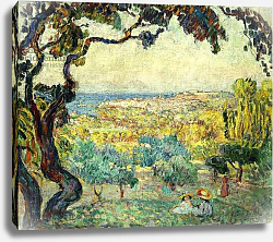 Постер Лебаск Анри Two Children in a Coastal Landscape; Deux Enfants dans un Paysage Maritime, Постер Лебаск Анри Two Children in a Coastal Landscape; Deux Enfants dans un Paysage Maritime,