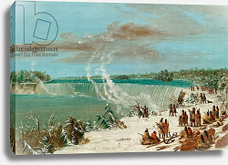 Постер Кэтлин Джордж Portage Around the Falls of Niagara at Table Rock, 1847- 48 Постер Кэтлин Джордж Portage Around the Falls of Niagara at Table Rock, 1847- 48