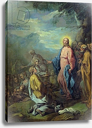 Постер Лоо Чарли The Feeding of the Five Thousand, before 1733 Постер Лоо Чарли The Feeding of the Five Thousand, before 1733