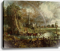 Постер Констебль Джон (John Constable) Salisbury Cathedral From the Meadows, 1831 Постер Констебль Джон (John Constable) Salisbury Cathedral From the Meadows, 1831