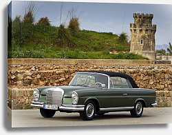 Постер Mercedes-Benz 220SE Cabriolet (W111 W112) '1963–65 Постер Mercedes-Benz 220SE Cabriolet (W111 W112) '1963–65