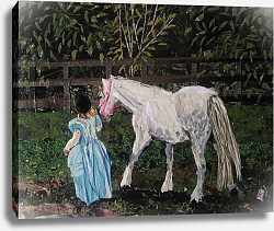 Постер Адамсон Кирсти (совр) Let's Pretend - The Princess & Her Horse Постер Адамсон Кирсти (совр) Let's Pretend - The Princess & Her Horse
