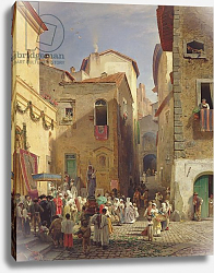 Постер Ахенбах Освальд Festival of Our Lady at Gennazzano, Roman Campagna, Italy, 1865 Постер Ахенбах Освальд Festival of Our Lady at Gennazzano, Roman Campagna, Italy, 1865