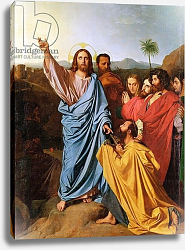 Постер Ингрес Джин Jesus Returning the Keys to St. Peter, 1820 Постер Ингрес Джин Jesus Returning the Keys to St. Peter, 1820