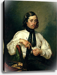Постер Милле, Жан-Франсуа Portrait of Armand Ono, known as The Man with the Pipe, 1843 Постер Милле, Жан-Франсуа Portrait of Armand Ono, known as The Man with the Pipe, 1843