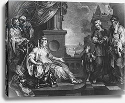 Постер Хогарт Уильям Moses brought to Pharoah's Daughter, c.1752 Постер Хогарт Уильям Moses brought to Pharoah's Daughter, c.1752
