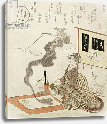 Постер Шинсай Рюрюку Dragon Emerging from the First painting of the New Year, 1820 Постер Шинсай Рюрюку Dragon Emerging from the First painting of the New Year, 1820
