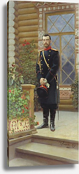 Постер Репин Илья Портрет императора Николая II. 1896 Постер Репин Илья Портрет императора Николая II. 1896