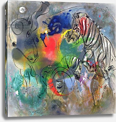 Постер Диакин Джейн (совр) Zebra Mares, 1988 Постер Диакин Джейн (совр) Zebra Mares, 1988