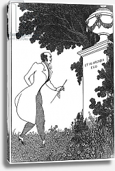 Постер Бердсли Аубри Et in Arcadio Ego, illustration from 'The Savoy', 1896 Постер Бердсли Аубри Et in Arcadio Ego, illustration from 'The Savoy', 1896